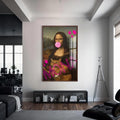 Artronauts Glass Print S | 72x46 cm | 28.3"x18.1" / Walnut MONA - Tempered Glass Wall Art