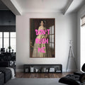 Artronauts Glass Print S | 72x46 cm | 28.3"x18.1" / Walnut Don’t Rush Me - Tempered Glass Wall Art