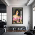Artronauts Glass Print S | 72x46 cm | 28.3"x18.1" / Black Don’t Trust Me - Tempered Glass Wall Art