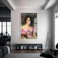 Artronauts Glass Print S | 72x46 cm | 28.3"x18.1" / White Don’t Trust Me - Tempered Glass Wall Art