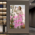 Artronauts Glass Print I Can Buy Myself Flowers - Tempered Glass Wall Art