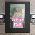 Artronauts Glass Print JE M’EN FOUS - Tempered Glass Wall Art