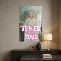 Artronauts Glass Print JE M’EN FOUS - Tempered Glass Wall Art