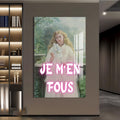 Artronauts Glass Print JE M’EN FOUS - Tempered Glass Wall Art