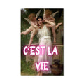 Artronauts Glass Print C’EST LA VIE - Tempered Glass Wall Art