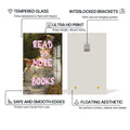 Artronauts Glass Print Read More Books - Tempered Glass Wall Art