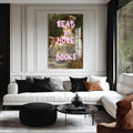 Artronauts Glass Print Read More Books - Tempered Glass Wall Art