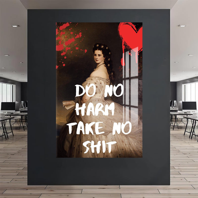 Artronauts Glass Print Do No Harm - Tempered Glass Wall Art