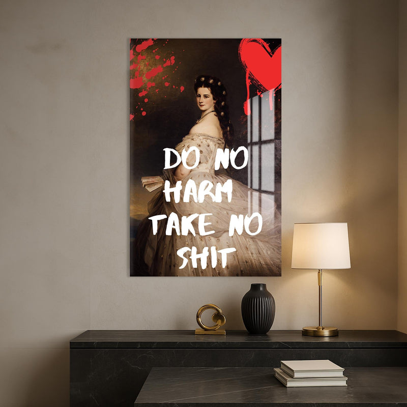 Artronauts Glass Print Do No Harm - Tempered Glass Wall Art