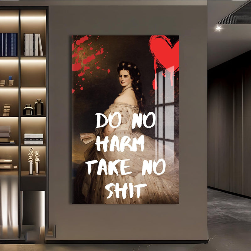 Artronauts Glass Print Do No Harm - Tempered Glass Wall Art