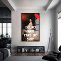 Artronauts Glass Print S | 72x46 cm | 28.3"x18.1" / Black Do No Harm - Tempered Glass Wall Art