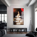 Artronauts Glass Print S | 72x46 cm | 28.3"x18.1" / White Do No Harm - Tempered Glass Wall Art