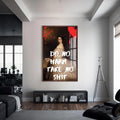 Artronauts Glass Print S | 72x46 cm | 28.3"x18.1" / Walnut Do No Harm - Tempered Glass Wall Art