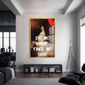 Artronauts Glass Print S | 72x46 cm | 28.3"x18.1" / Gold Do No Harm - Tempered Glass Wall Art