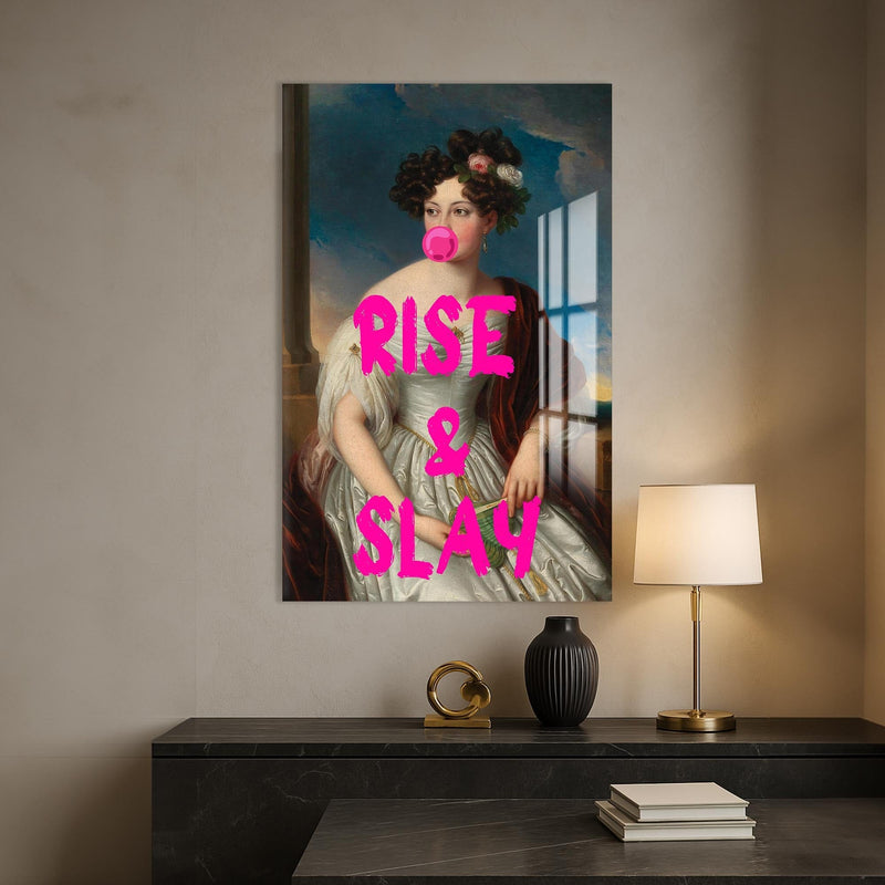 Artronauts Glass Print Rise & Slay - Tempered Glass Wall Art