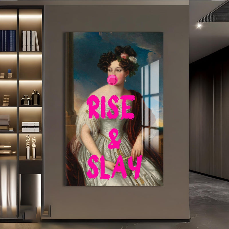Artronauts Glass Print Rise & Slay - Tempered Glass Wall Art