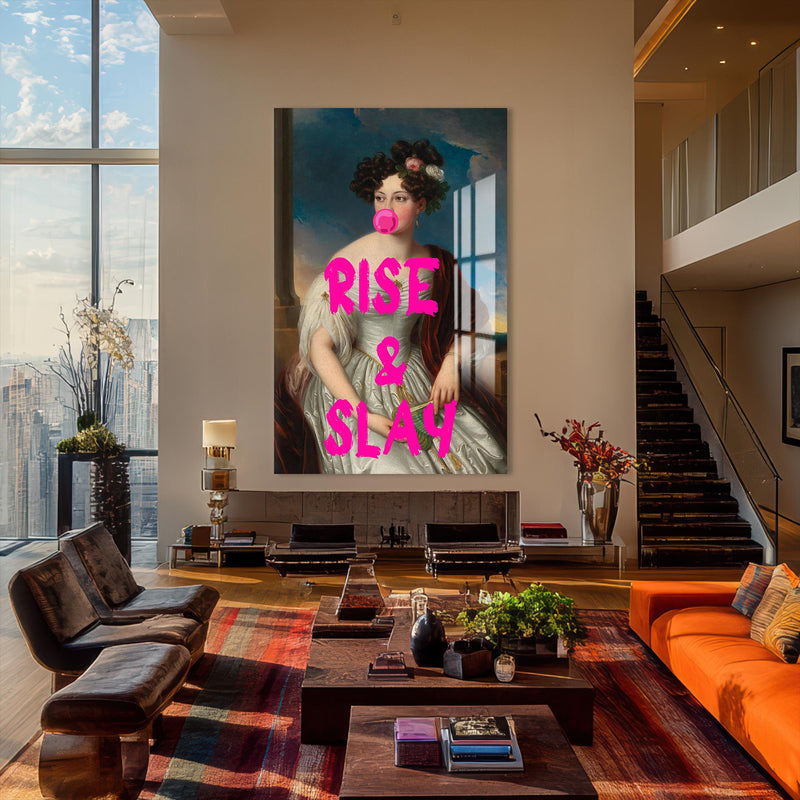 Artronauts Glass Print Rise & Slay - Tempered Glass Wall Art