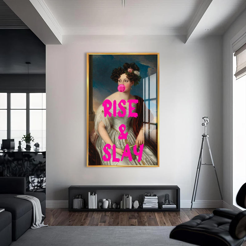 Artronauts Glass Print Rise & Slay - Tempered Glass Wall Art
