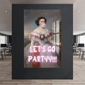 Artronauts Glass Print Let’s Go Party - Tempered Glass Wall Art