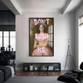 Artronauts Glass Print S | 72x46 cm | 28.3"x18.1" / Black Don’t Rush Me - Tempered Glass Wall Art