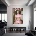 Artronauts Glass Print S | 72x46 cm | 28.3"x18.1" / White Don’t Rush Me - Tempered Glass Wall Art