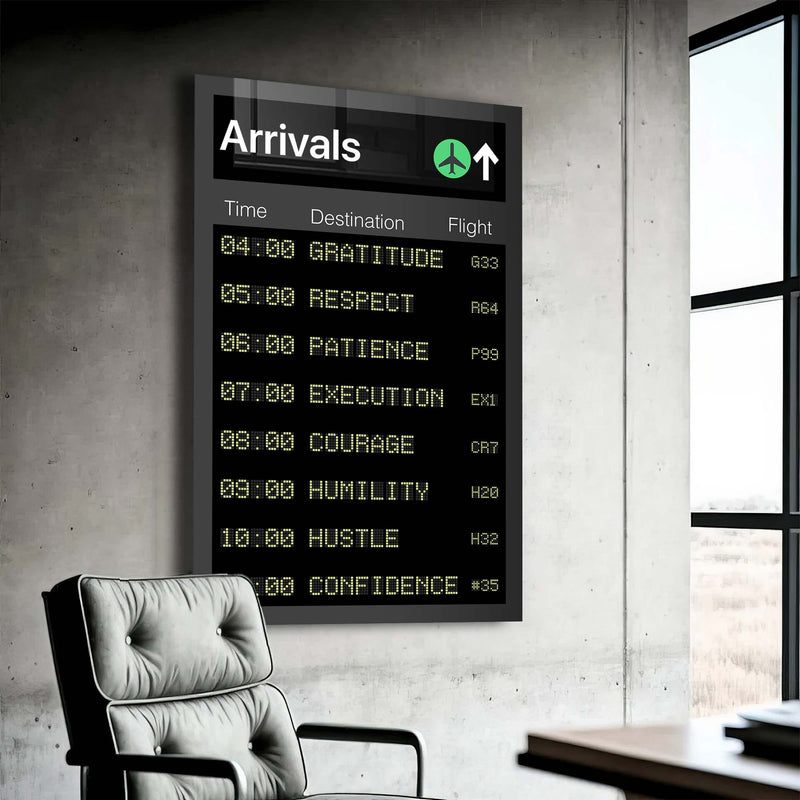 Artronauts Glass Print Arrivals - Tempered Glass Wall Art