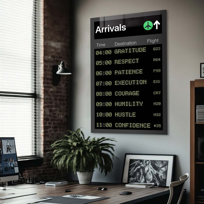 Artronauts Glass Print Arrivals - Tempered Glass Wall Art