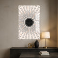 Artronauts Glass Print Solar Eclipse Burst– Bohemian Tempered Glass Wall Art