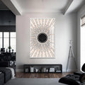 Artronauts Glass Print Solar Eclipse Burst– Bohemian Tempered Glass Wall Art
