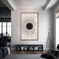 Artronauts Glass Print Solar Eclipse Burst– Bohemian Tempered Glass Wall Art