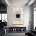 Artronauts Glass Print Solar Eclipse Burst– Bohemian Tempered Glass Wall Art