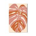 Artronauts Glass Print Blush Monstera– Bohemian Tempered Glass Wall Art