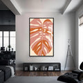 Artronauts Glass Print S | 72x46 cm | 28.3"x18.1" / Black Blush Monstera– Bohemian Tempered Glass Wall Art