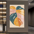 Artronauts Glass Print Terra Leaf Flow– Bohemian Tempered Glass Wall Art