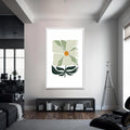 Artronauts Glass Print S | 72x46 cm | 28.3"x18.1" / White Soft Ivory Bloom– Bohemian Tempered Glass Wall Art