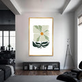 Artronauts Glass Print S | 72x46 cm | 28.3"x18.1" / Gold Soft Ivory Bloom– Bohemian Tempered Glass Wall Art