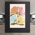 Artronauts Glass Print Pastel Garden Harmony– Bohemian Tempered Glass Wall Art