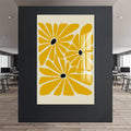 Artronauts Glass Print Golden Meadow Trio– Bohemian Tempered Glass Wall Art (