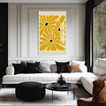 Artronauts Glass Print Golden Meadow Trio– Bohemian Tempered Glass Wall Art (