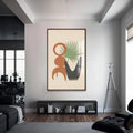 Artronauts Glass Print S | 72x46 cm | 28.3"x18.1" / Walnut Palm Still Life– Bohemian Tempered Glass Wall Art