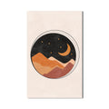 Artronauts Glass Print Desert Moonscape– Bohemian Tempered Glass Wall Art
