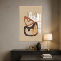 Artronauts Glass Print Organic Flow Shapes– Bohemian Tempered Glass Wall Art