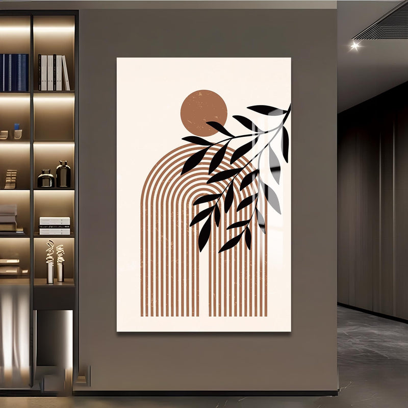 Artronauts Glass Print Botanical Arc Harmony– Bohemian Tempered Glass Wall Art
