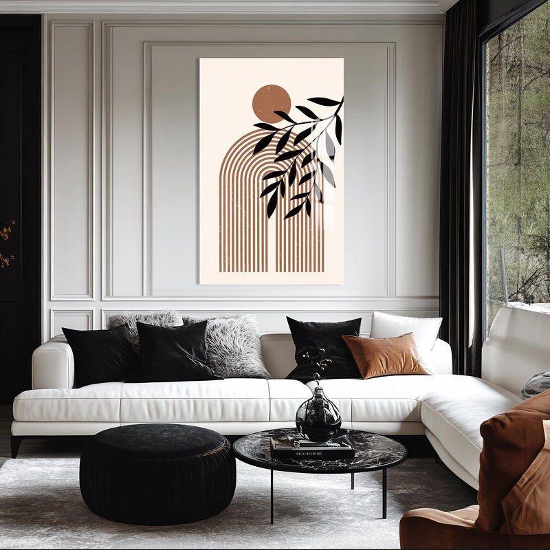 Artronauts Glass Print Botanical Arc Harmony– Bohemian Tempered Glass Wall Art
