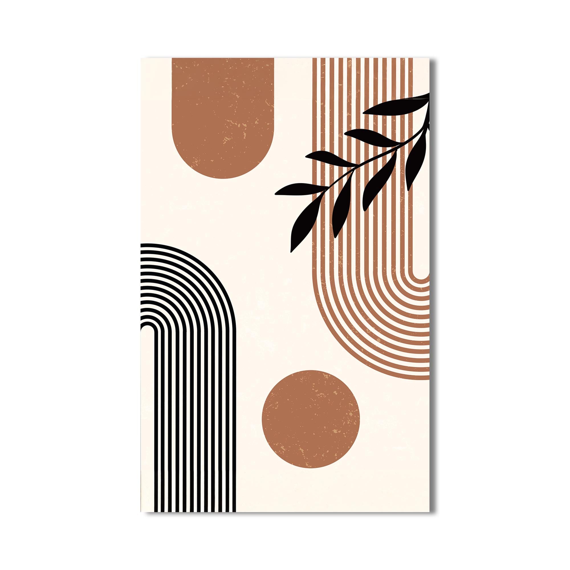 Artronauts Glass Print Modern Arc Composition– Bohemian Tempered Glass Wall Art