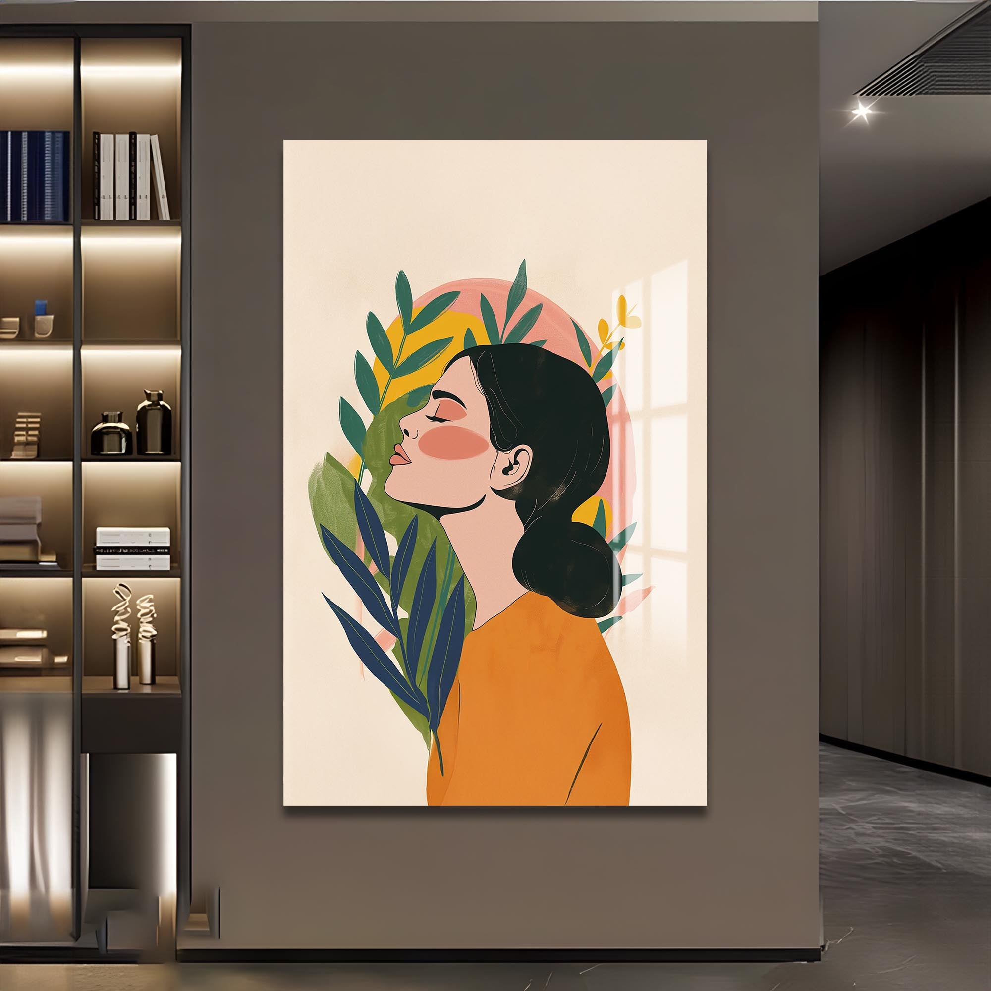 Echo of Dawn– Bohemian Tempered Glass Wall Art