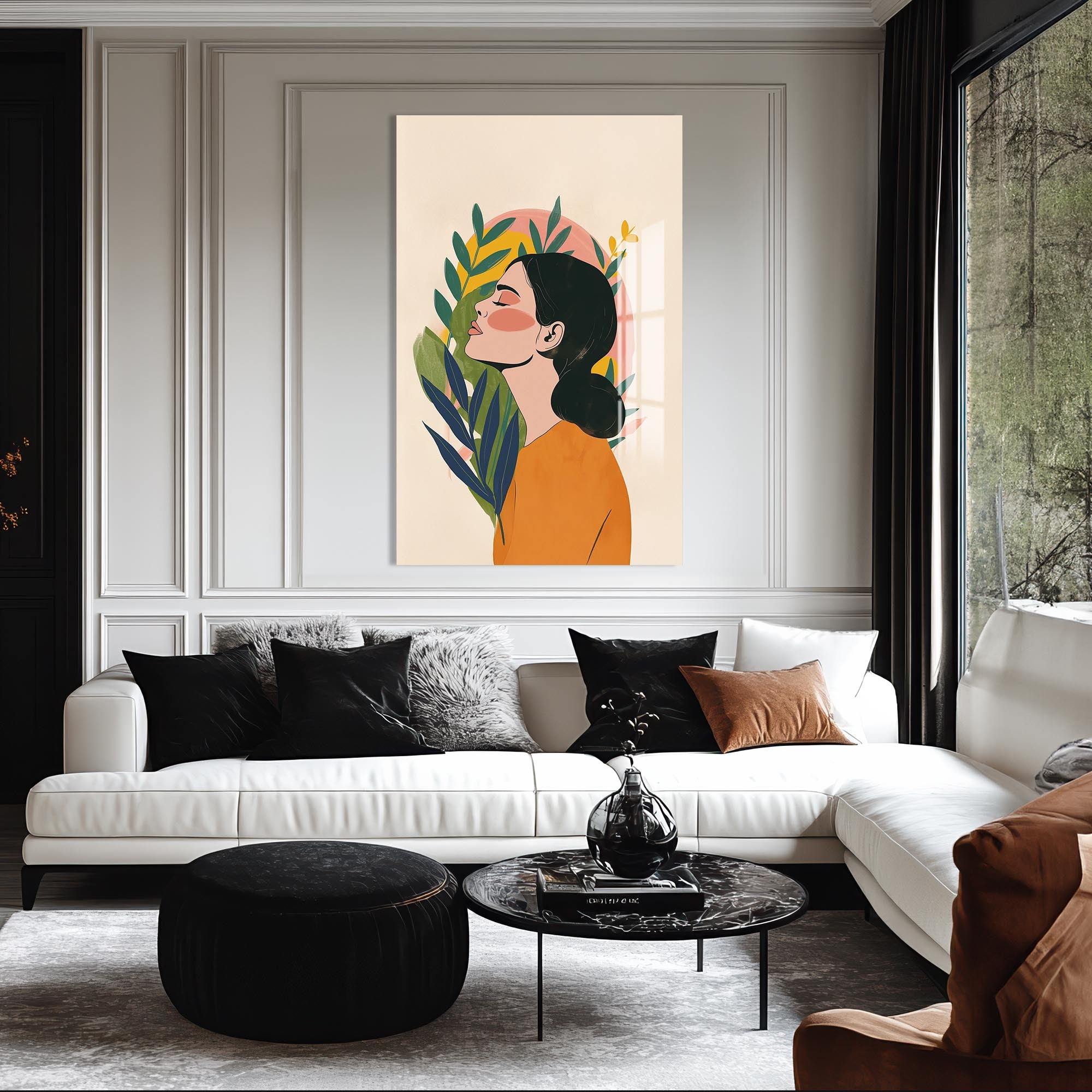 Echo of Dawn– Bohemian Tempered Glass Wall Art