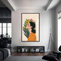 Artronauts Glass Print S | 72x46 cm | 28.3"x18.1" / Black Echo of Dawn– Bohemian Tempered Glass Wall Art