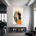 Artronauts Glass Print S | 72x46 cm | 28.3"x18.1" / White Echo of Dawn– Bohemian Tempered Glass Wall Art