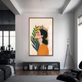 Artronauts Glass Print S | 72x46 cm | 28.3"x18.1" / Walnut Echo of Dawn– Bohemian Tempered Glass Wall Art